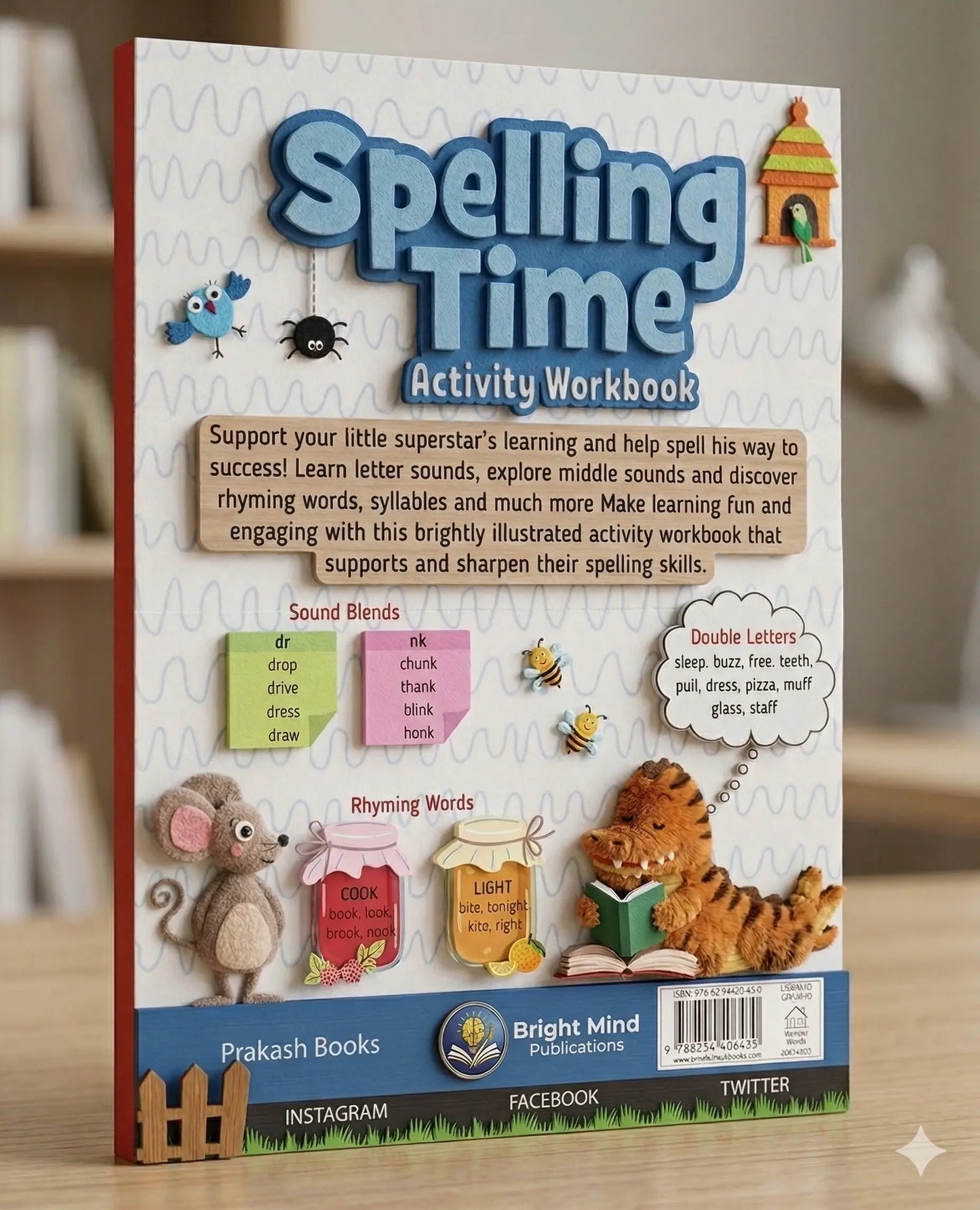 Spelling Time - Activity Workbook For Kids