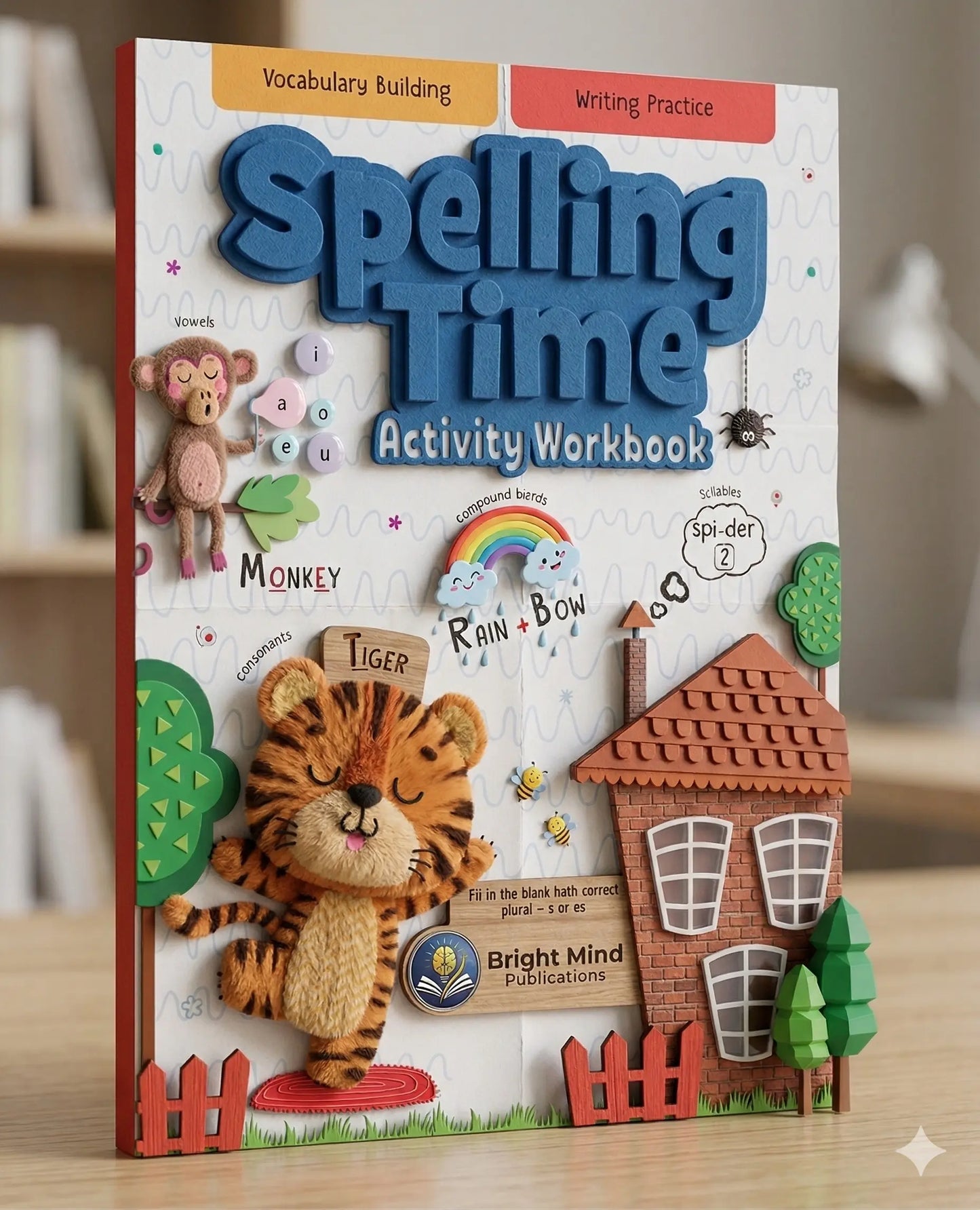 Spelling Time - Activity Workbook For Kids
