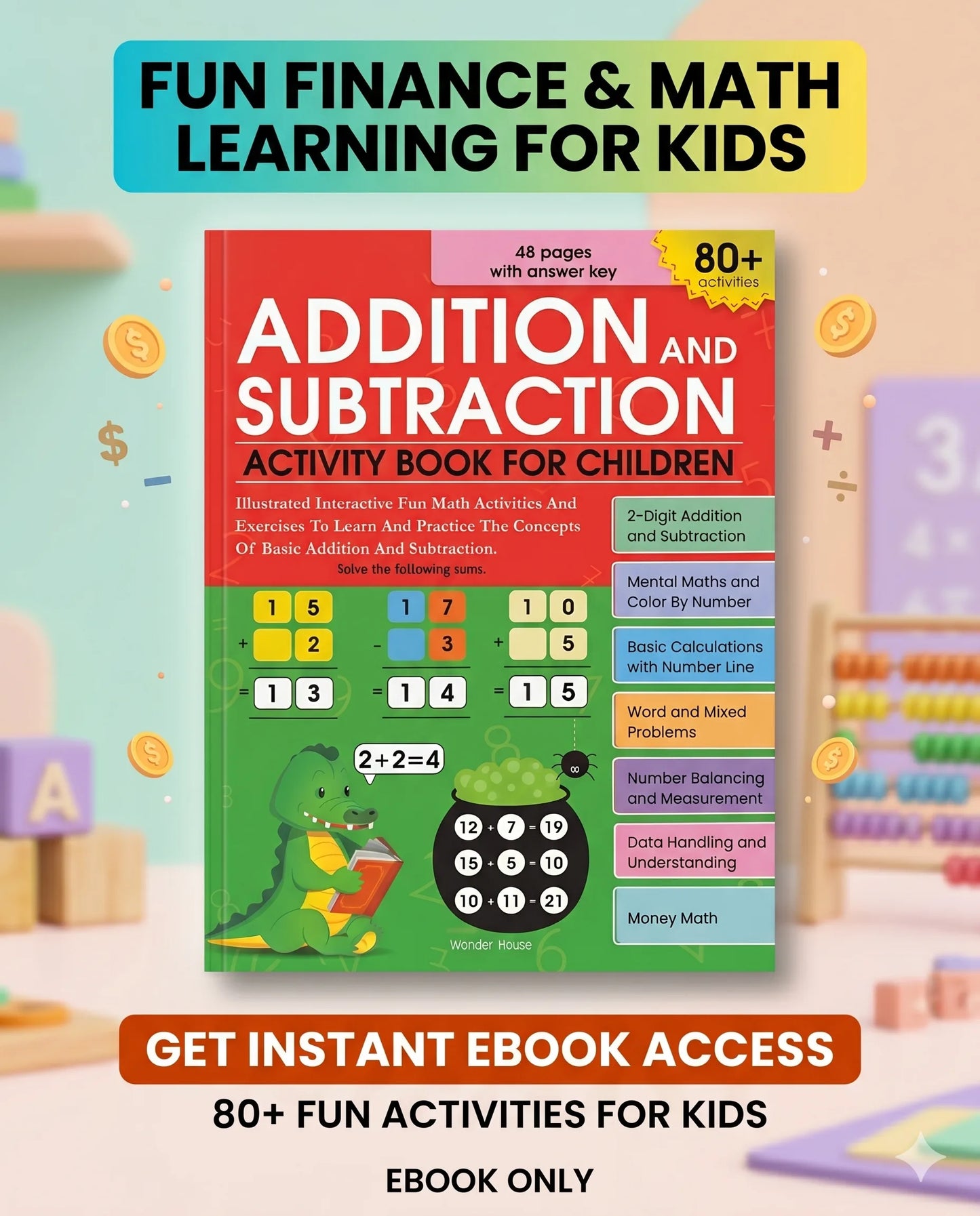 Finance Activity Book For Kids