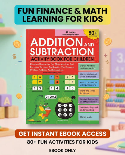 Finance Activity Book For Kids