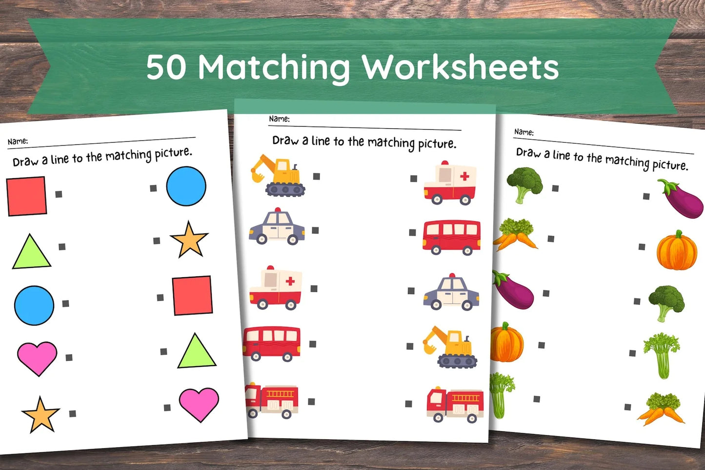 Printable Matching Worksheet