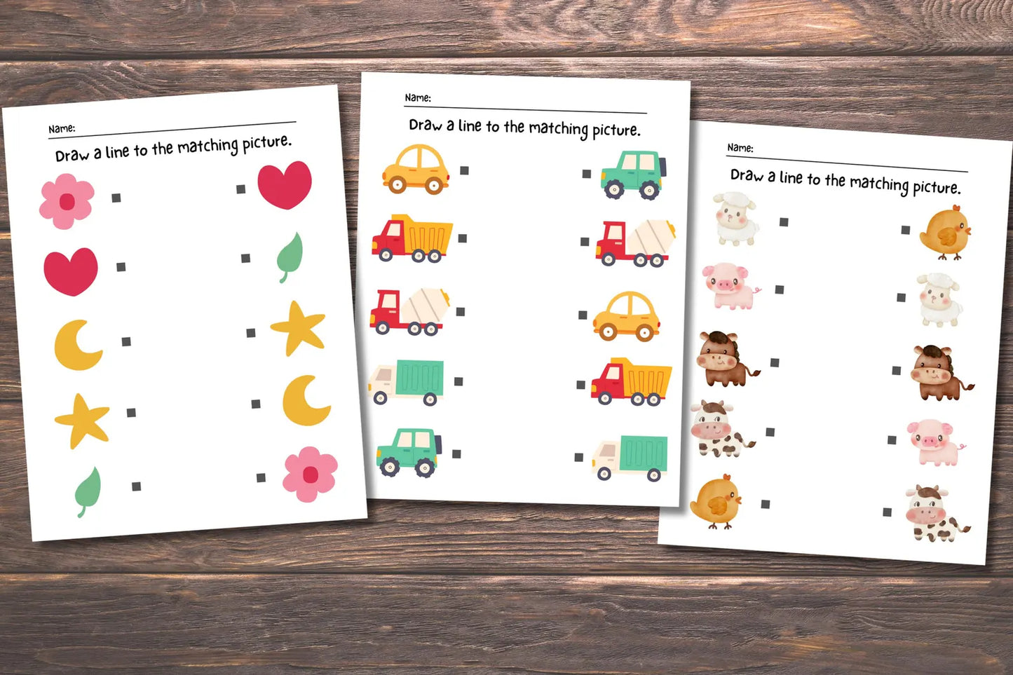 Printable Matching Worksheet