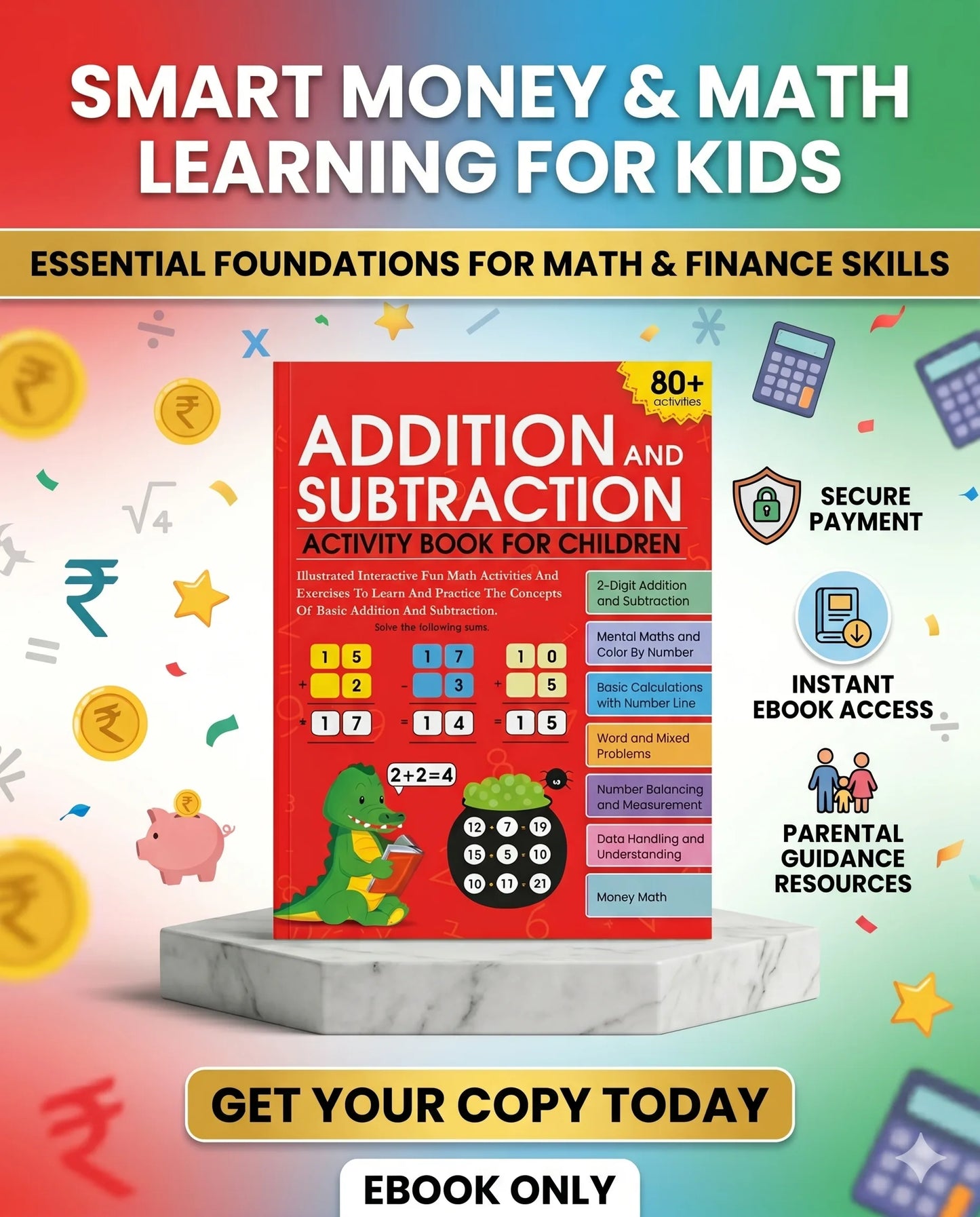 Finance Activity Book For Kids